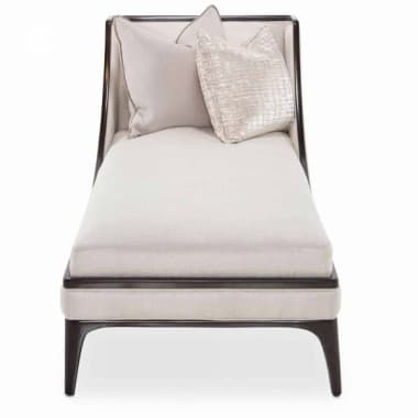 Кресло-лежанка в парижском стиле, 2 декоративных подушки, OYSTER